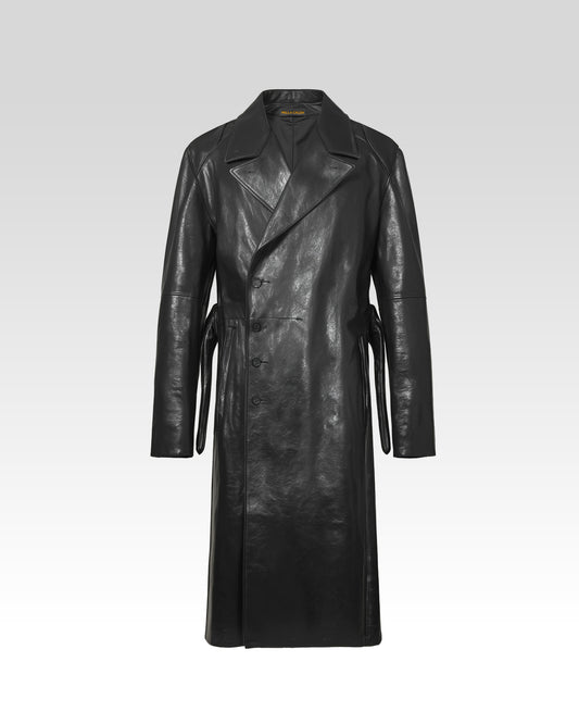 Eclipse Noir Leather Coat